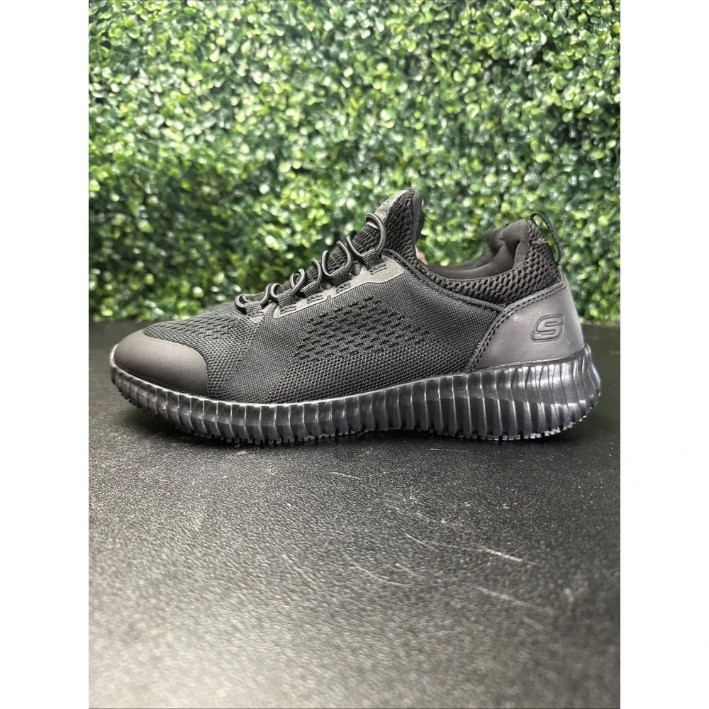 Non Slippery Memory Foam Work Shoes for Men Slip Resistant Work Size 8
